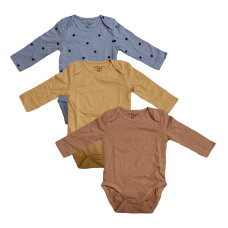 Fox & Bunny Baby Bodysuit Multi 3pcs pack L-62A